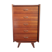 Chiffonier commode vintage pieds compas style scandinave