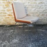 Wooden and fabric shell chairs