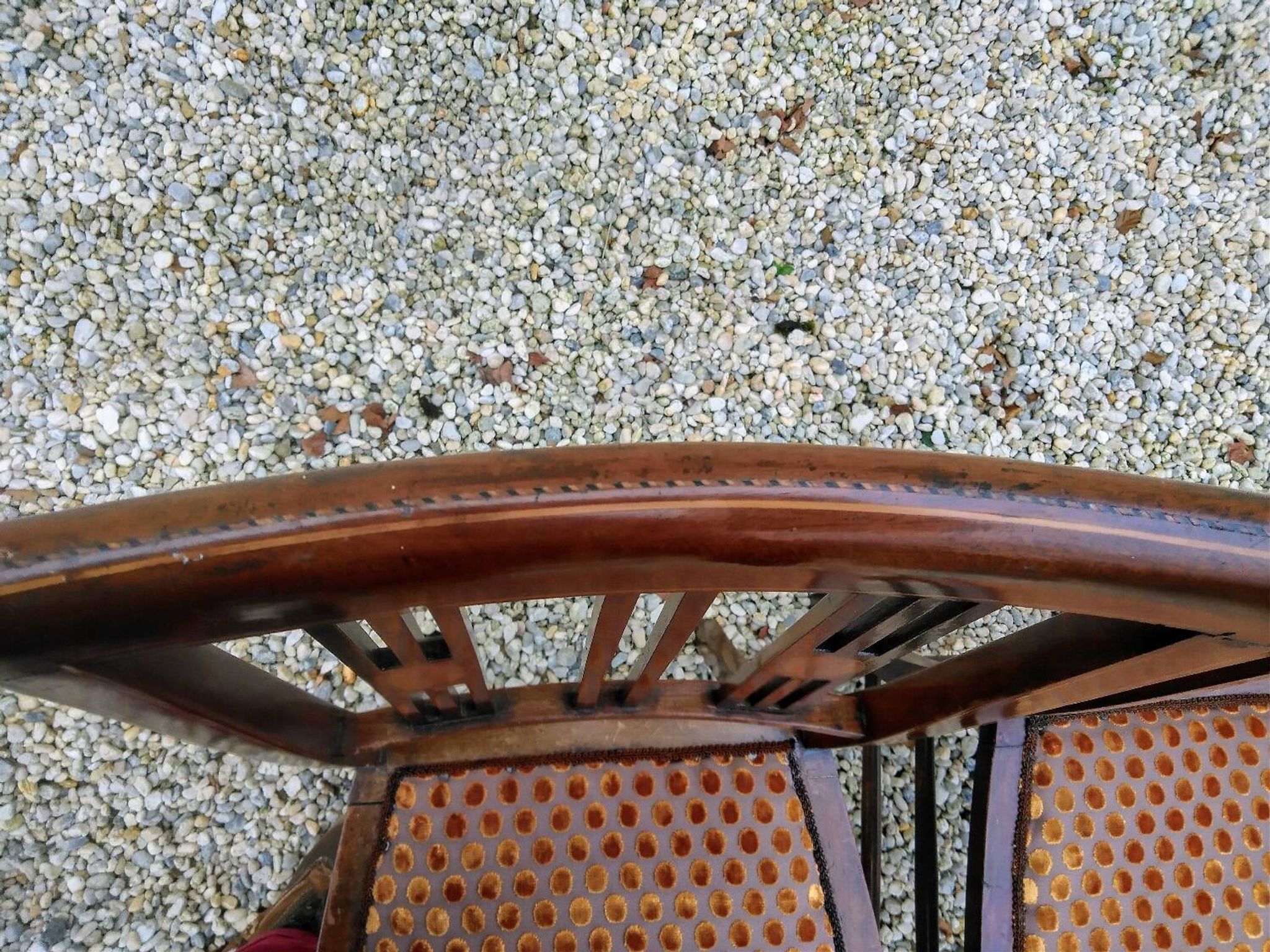 Pair of mahogany chairs 1920