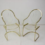 Pair of mid century chairs, Italy, 1970