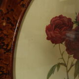 Framed botanical board Vintage rose