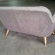 Sofa 2 places Egg 50s 60s
