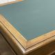 Late 19th century English mahogany desk with pedestals and leather top