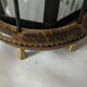 Suspension lanterne de vestibule  fleurs de Lys vintage