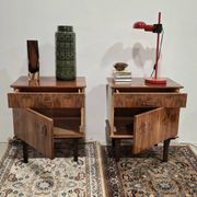 70s Walnut Nightstand