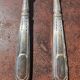 Antique Art Deco Salad Cutlery - Silver-Plated Handles