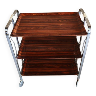 Folding rolling dessert trolley from the 1970s.