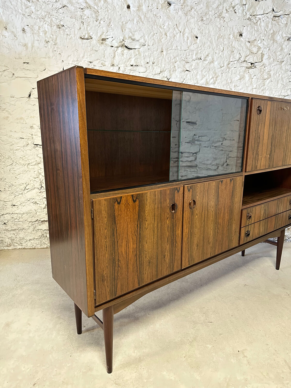 Scandinavian rosewood sideboard
