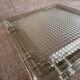 Large ashtray, pocket emptier, modernist glass paving from the 1960s.