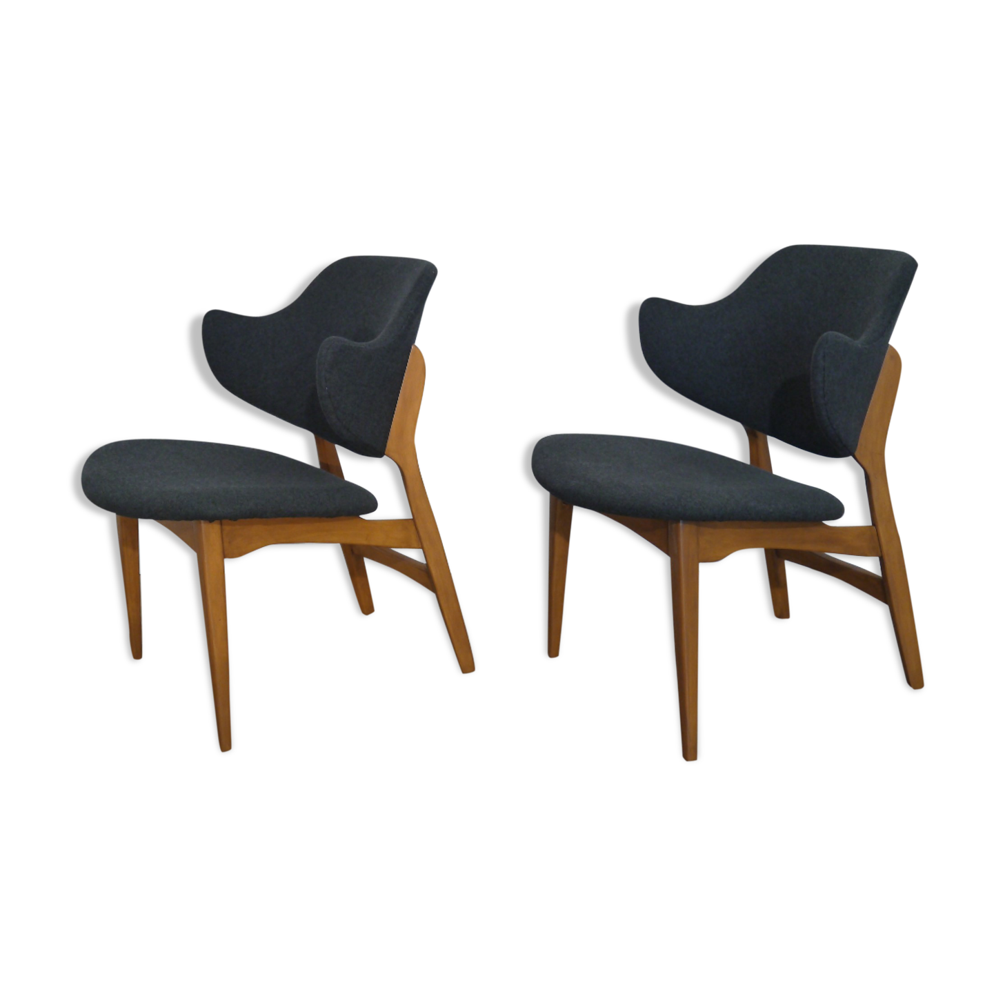 Pair of scandinavian armchairs 1960