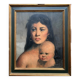 A. van BELLEGHEM (1922 - 1996) "Mother and child".