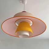 Suspension lamp the 5biose - minimalist design in fabric
