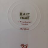 Plat rond "Bussac" Bernardaud