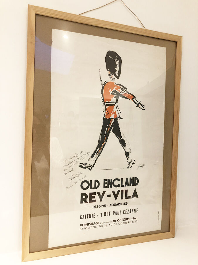 Dedicated poster Rey Vila, 1968