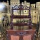 Napoleon III mahogany support cabinet