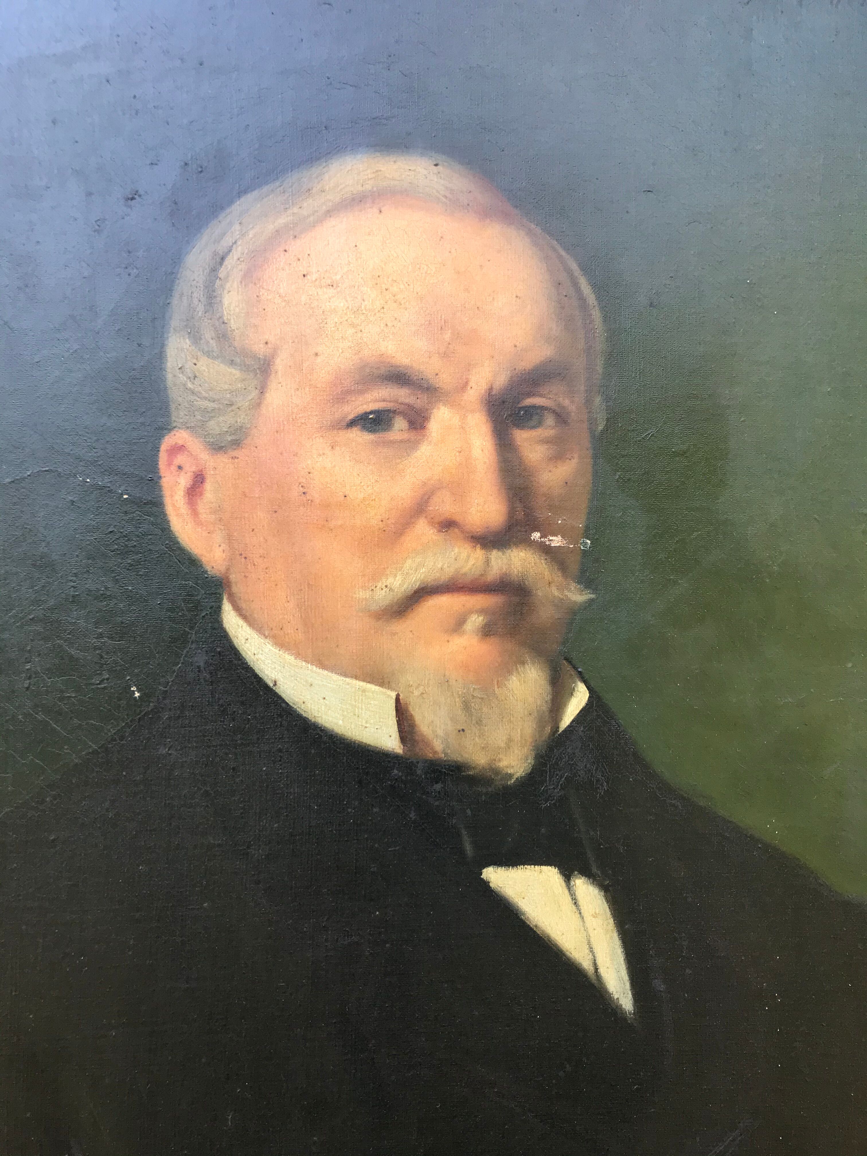 Portrait of 19th century bourgeois