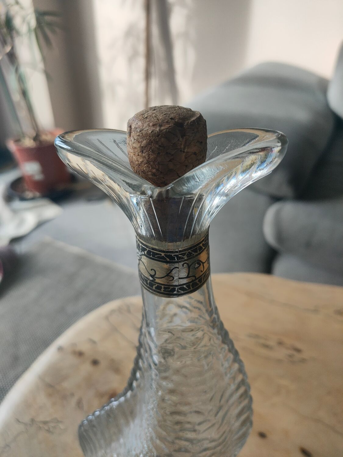 Vintage fish decanter