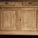 Very buffet just old solid raw pine wood.