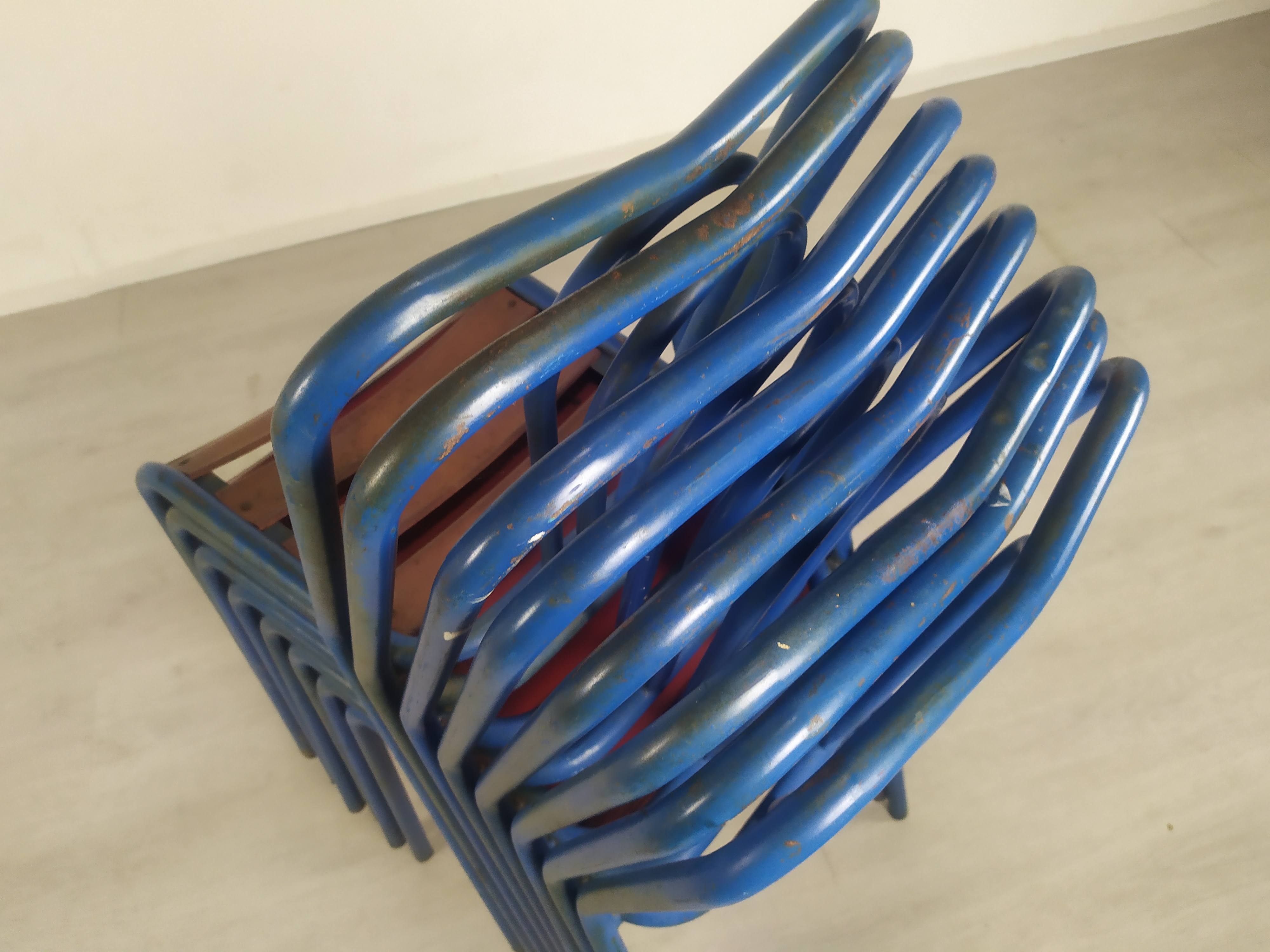 Bistro metal chairs Tolix