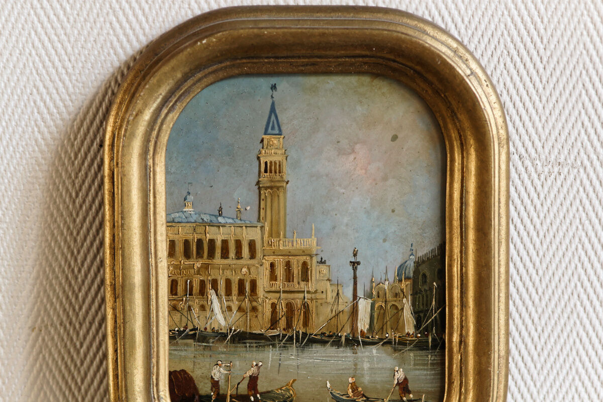 Oil on copper, St. Mark's Square, Venice