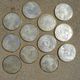 Series of 12 vintage mother-of-pearl coasters