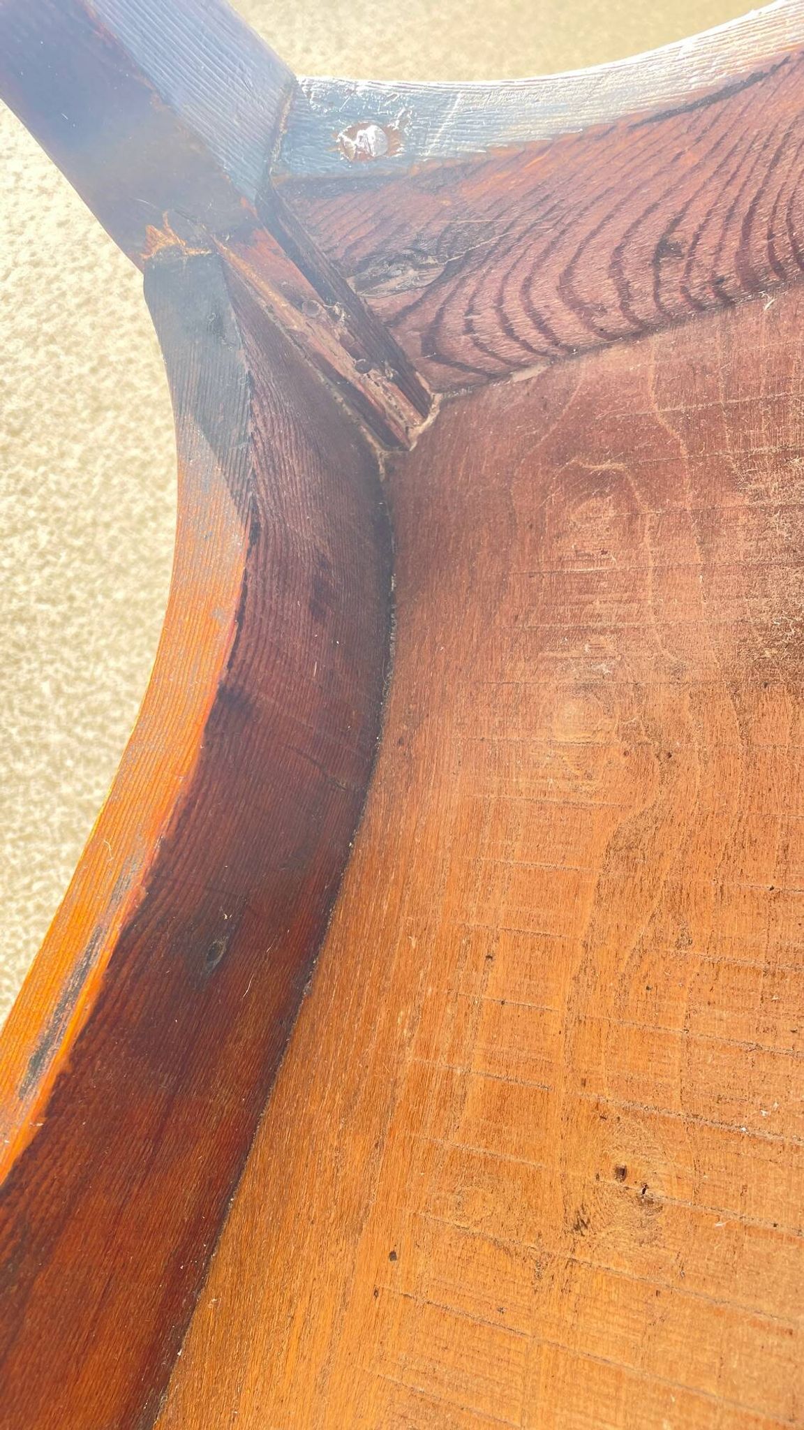 TABLE BUREAU Pieds Courbés