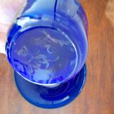 Vase en verre soufflé peint à la main Art nouveau