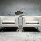 Set of two Artifort armchairs by Geoffrey Harcourt.