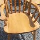 Set of 4 chairs and 1 armchair in mountain style.