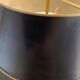 Hot water bottle lamp, 3 lights in bronze Lucien Gau, XXth