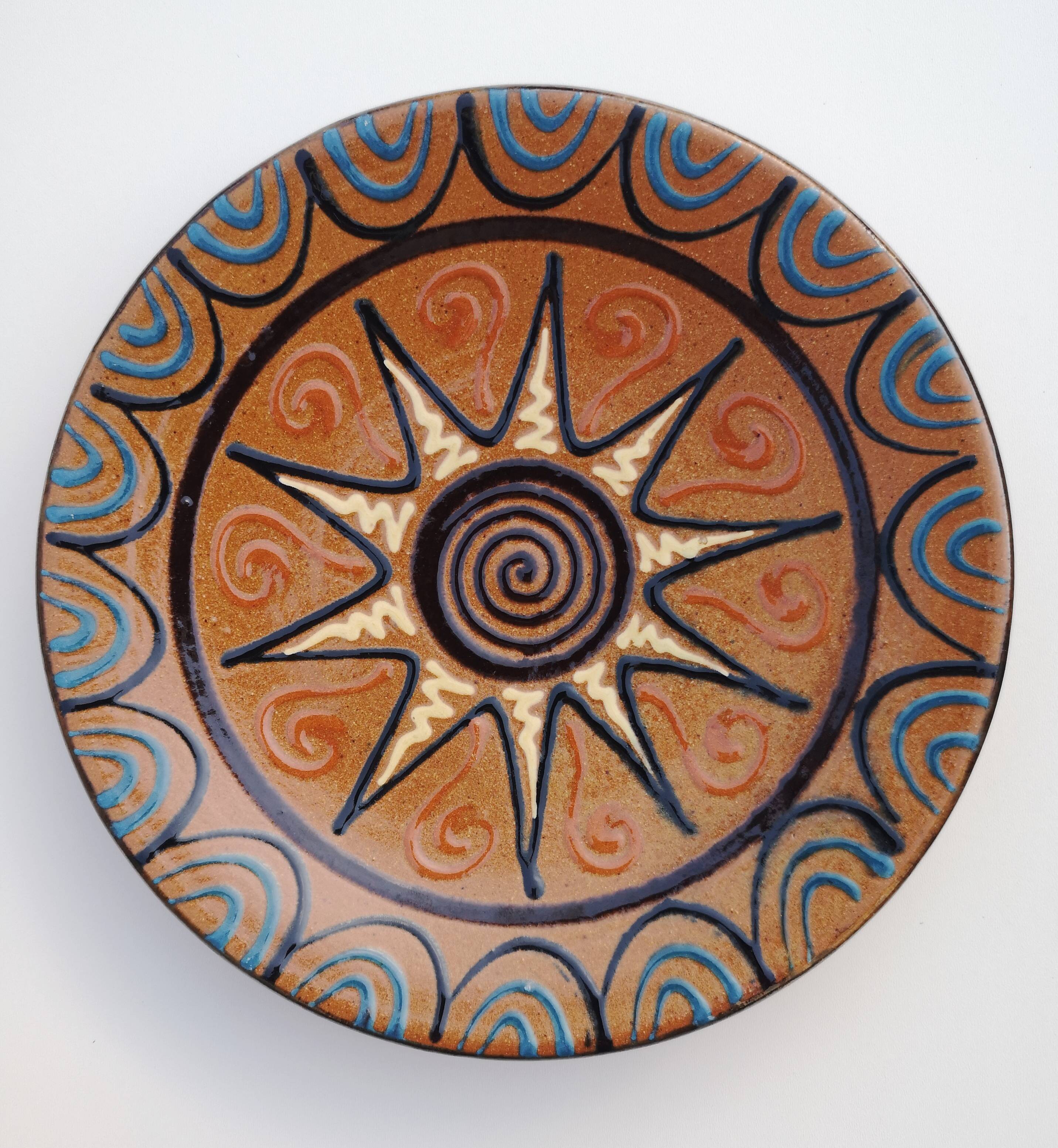 Plates, Puygdemont ceramics, vintage