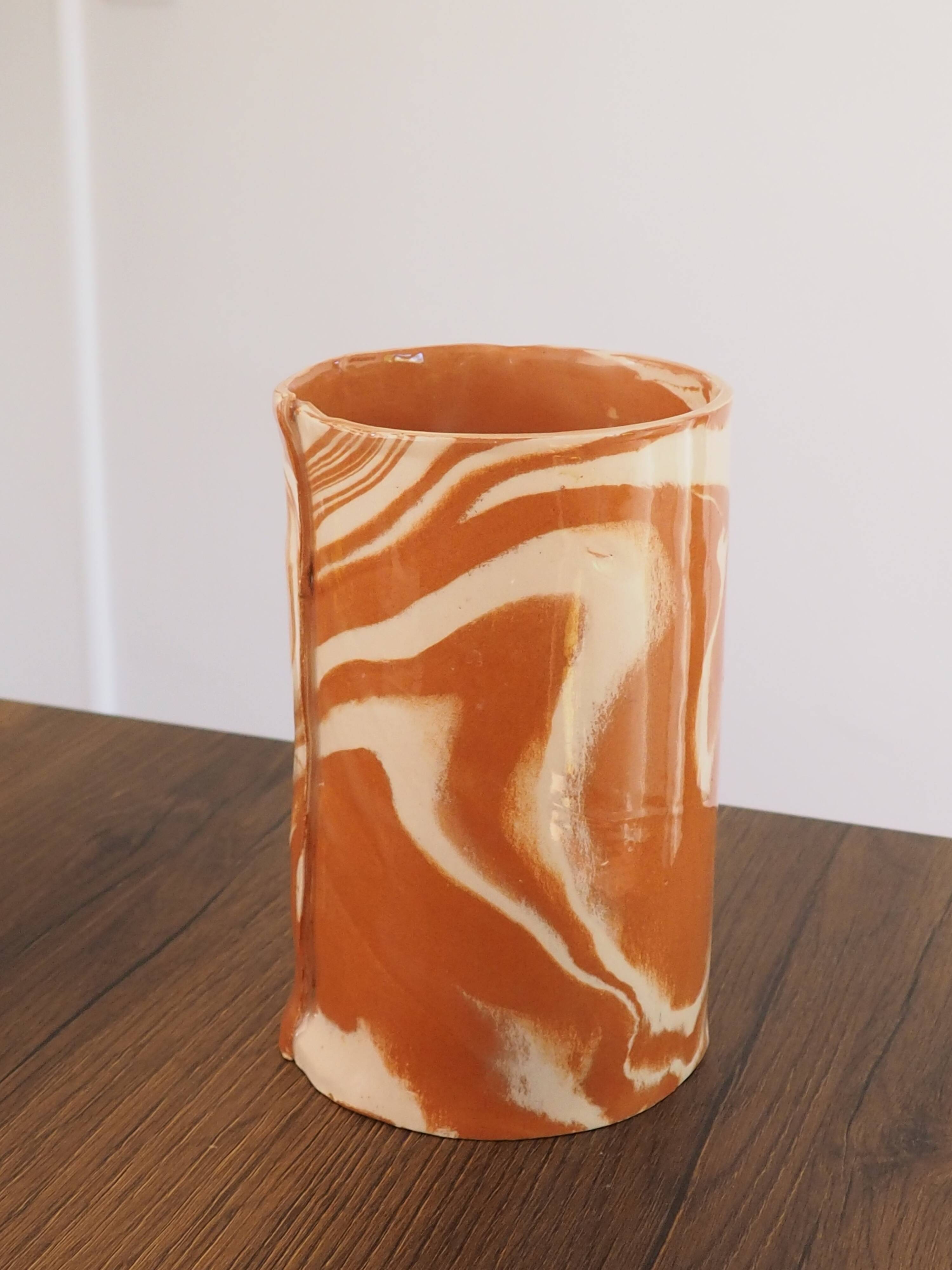 Terracotta vase