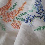 Hand embroidered tablecloth