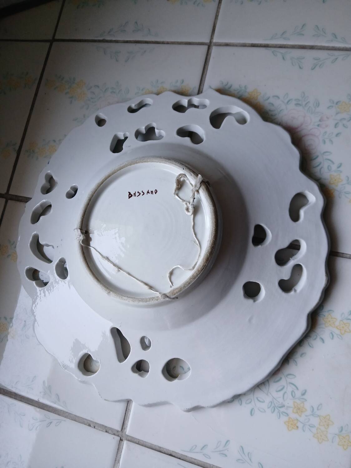 Assiette décorative Bassano