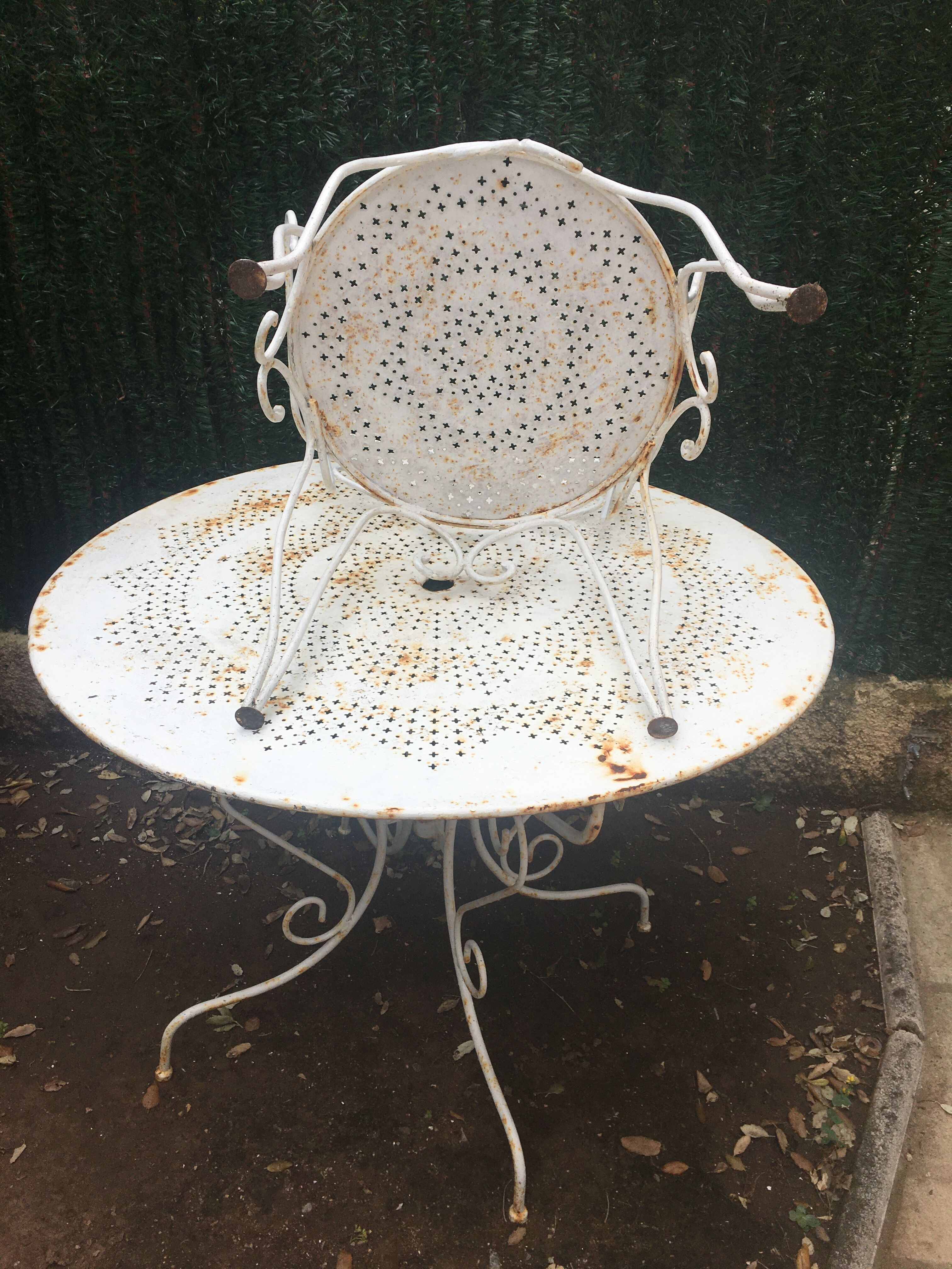 Wrought iron garden room