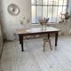 Solid oak farmhouse table 185cm