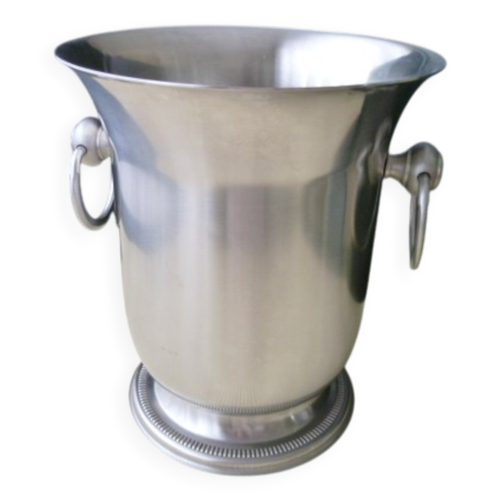 Jean Couzon satin stainless steel champagne bucket