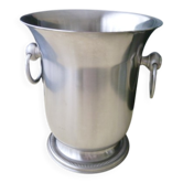 Satin-finish stainless steel champagne bucket Jean Couzon