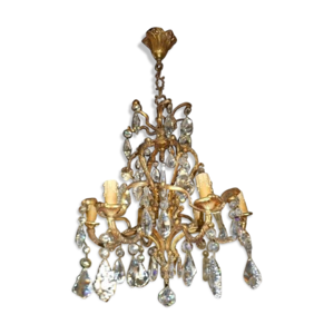 lustre à pampilles cristal