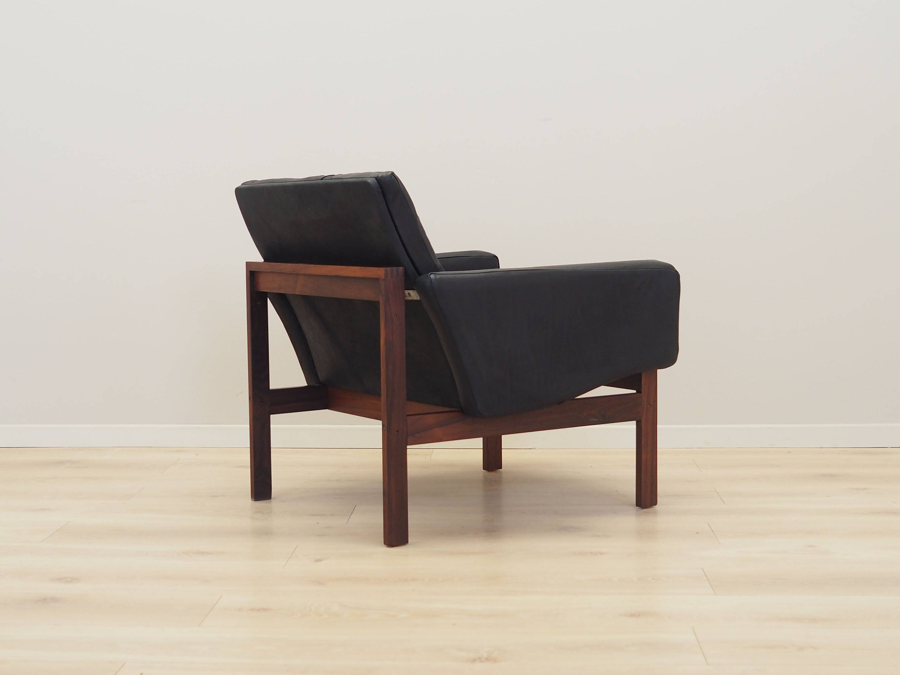 Rosewood armchair, Danish design, 1960s, designer: Ole Gjerløv Knudsen & Torben Lind, manufacturer: