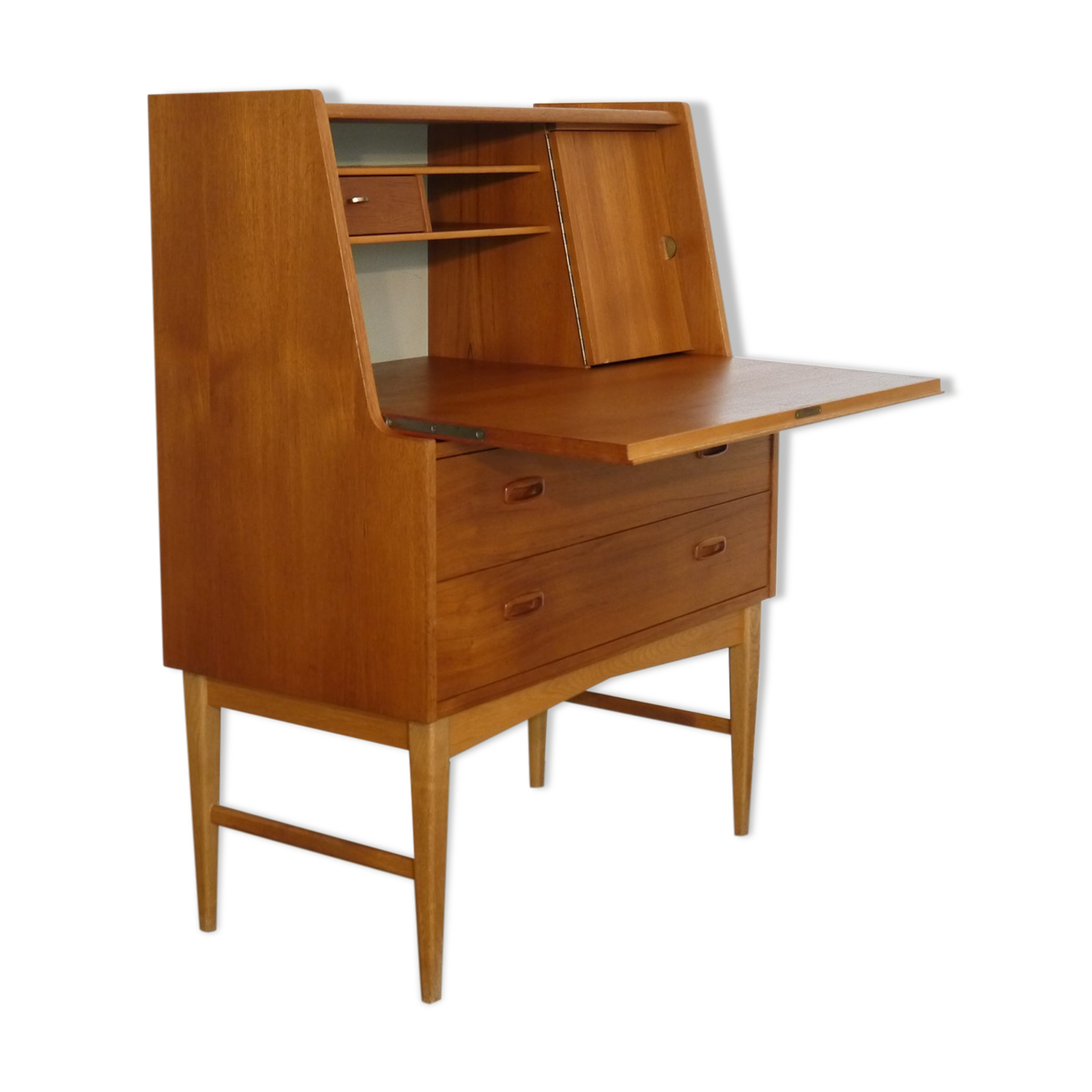 Scandinavian secretary in teak 1960