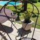 Handcrafted wrought iron garden chair
