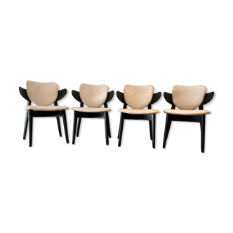 Lot of 4 dining chairs