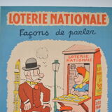 Poster National Lottery 50s