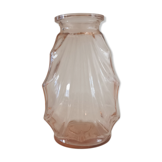 Molded glass vase