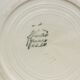 10 HB Creil Montereau earthenware soup plates, "Fleuri" model