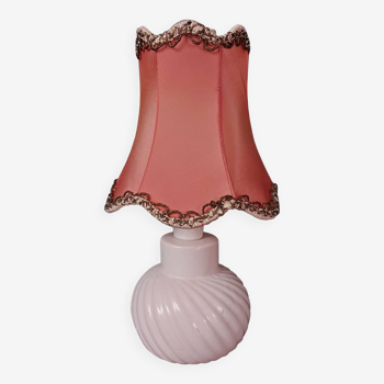 Lampe danoise vintage en porcelaine