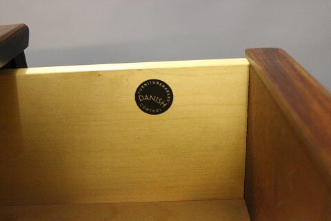 Danish design wooden chest of drawers