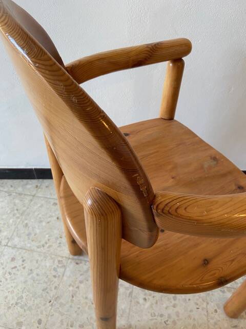 Rainer Daumiller armchair in solid pine