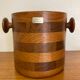 Bucket and accessories Stamp Scandinavian design 1950.